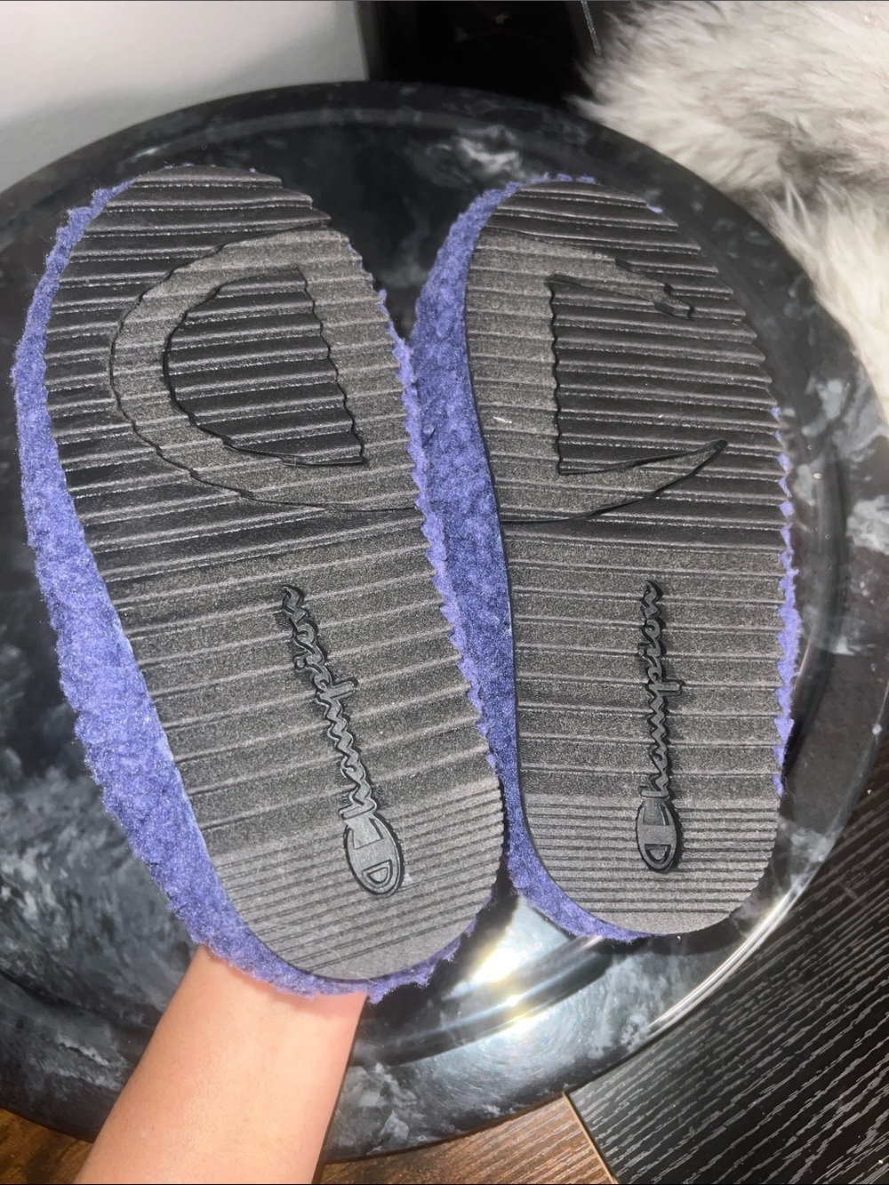 Champion Adult University Slippers - BLUE - Picture 5 of 8